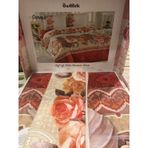 Özdilek Saten Turuncu Dorma 200x220 cm Çift Kişilik Nevresim Takımı