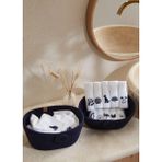 Özdilek Sepetli Wipure 12LI Nakışlı Havlu Peçete 20X20CM-LACIVERT Nakışlı - Beyaz - 20 x 20 cm