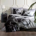 Özdilek Soft Life Cadena Saten Bej Çift Kişilik Nevresim Takımı