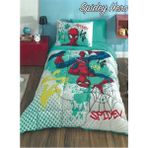 Özdilek Spiderman Hero Tek Kişilik Disney Lisanslı Lastikli Çarşaf Uyku Seti - Çok Renkli