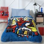 Özdilek Spiderman New York Disney Lisanslı Tek Kişilik Çocuk Battaniyesi 155 x 215 cm. - Renkli