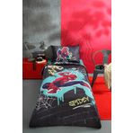 Özdilek Spiderman Street Tek Kişilik Disney Lisanslı Lastikli Fitted Çarşaf Çocuk Nevresim Takımı