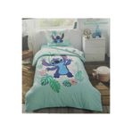 Özdilek Stitch Summer Tek Kişilik Disney Lisanslı Lastikli Çarşaf Çocuk Nevresim Takımı - Mint