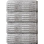 Özdilek Striscai 50X90 cm El-Yüz Havlusu 4'lü Gri - 50 x 90 cm - Çok Renkli