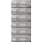 Özdilek Striscai 50X90 cm El-Yüz Havlusu 6'lı Gri - 50 x 90 cm - Çok Renkli