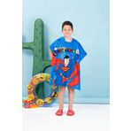 Özdilek Superman Rocket Lisanslı 4/9 Yaş Kadife Çocuk Panço