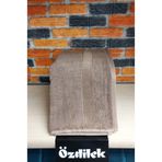 Özdilek Svv Border Büyük Boy Banyo Havlusu (89x173) - Light Brown (A.Kahve)