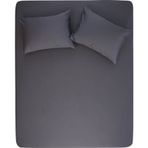 Özdilek Trendy Ranforce Antrasit 160x200 cm Fitted Çarşaf