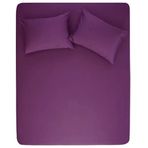 Özdilek Trendy Yastık Kılıflı Leylak 100x200 cm Tek Kişilik Çarşaf
