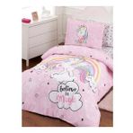 Özdilek Unicorn Pembe Tek Kişilik Nevresim Takımı