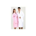 Özdilek Vega Beyaz Pembe Aile Bornoz Seti