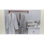 Özdilek Wedding Tas Krem Aile Bornoz Seti Özdilek Bornoz Takımı - M - L - Beyaz