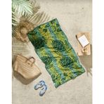 Özdilek Yetişkin Plaj Havlusu %100 Pamuklu 70 x 150 cm - Açık Yeşil - Açık Sarı