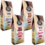 Oze Beyaz Sıcak Çikolata + Sıcak Çikolata + Chai Tea Latte + Sahlep 250 gr x 4 - Cafe Crema