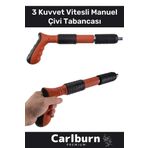 Özel 3 Kuvvet Vites Yaylı Sistemli Ses Çıkarmaz Tam İsabet Sağlayan Ayarlı Manuel Çivi Tabancası