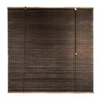 Özel Bambu Stor Perde %95 Karartma Roma Stor Perde İç Mekan Dış Mekan Gizlilik için Nefes Alabilir Güneş Koruması Kahverengi 125 cm x 150 cm