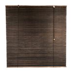 Özel Boyut Doğal Bambu Roma Stor Perde Karartma Gizlilik Perdesi İç Mekan Dış Mekan Bahçe için - 140 cm x 320 cm