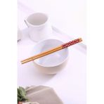 Özel Desenli Chopstick 10 Çift Çin Kaşığı Chopstick Çin Çubukları