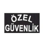 Özel Güvenlik Yazısı Sırt Arması Nakış Işleme Arma Peç 15x25 Cm Beyaz - Siyah