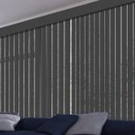 özel jaluzi Antrasit Pvc Dikey Perde Döndürülebilen 150x220, 463
