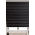 özel jaluzi Özel Jaluzi Siyah Bambu Kumaş Zebra Stor Perde Etek Dilimsiz 1. Kalite 100x240, 496