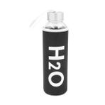 Özel Kılıflı 500 ML Cam Su Matarası