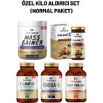 Özel Kılo Aldırıcı Set - Normal Paket ( Omega 3, B Complex, Çinko, Calorix, Gainer 400GR)