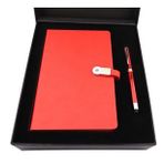 Özel Kutulu 16 gb Usb'li Defter Dokunmatik Roller Kalem Seti