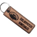 Özel Kuvvetler Komutanlığı Deri Anahtarlık - Arma - Leather Key Holder