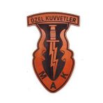 Özel Kuvvetler MAK Deri PEÇ- Arma - Patch