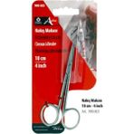 Özel Lastik Paslanmaz Kıvrık Uçlu Çelik Makas,nakış Makası, Çok Amaçlı Makas, 10 cm 4 Inch 900 603