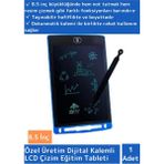 Özel Model Dijital Kalemli Çocuk Eğitim Tableti Grafik Ders Not Ödev Resim LCD Writing Tablet Mavi