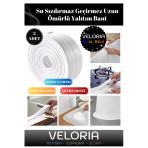 Özel Seri Sızdırmaz Su Geçirmez Dayanıklı Lavabo Pvc Kenar Küf Önleyici 3.2 M İzolasyon Bant 2 Adet