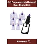 Özel Seri Üretim Selülit Çatlak Giderici Vakumlu Masaj Aleti Pompa Hediyeli 6'lı Kupa Hacamat Seti