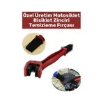 Özel Seri Yüksek Kaliteli Ergonomik Sert Dayanıklı Kıl Bisiklet Motosiklet Zinciri Temizleme Fırçası