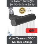Özel Tasarım Dekoratif Mutfak Su Tasarruflu Sert Plastik 360 Derece Dönen Musluk Çok Fonksiyonlu