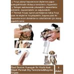 Özel Tasarım Kedi Köpek Pet Evcil Hayvan Iki Taraflı Parmak Diş Fırçası Diş Kaşıma Fırçası