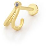 Özel Tasarım Model Tektaş Detay Tragus Piercing