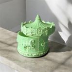 Özel Tasarım Takı ve Mücevher Kutusu 12X10 Cm, Organizer, Şık ve Pratik - Ahşap