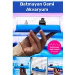 Özel Titanic Aşk Batmayan Gemi Yıl Dönümü Kız Arkadaş Doğum Günü Hediye Sevgiliye Akvaryum