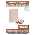 Özel Üretim %100 Doğal Koku Yüz Cilt Beyazlatıcı Organik Nemlendirici Hindistan Cevizi Sabunu 1 Adet