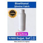 Özel Üretim %100 Doğal Saf Temiz Çevre Dostu Sıvı Koku Yapmayan Bioethanol Şömine Yakıtı 3 Litre