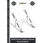 Özel Üretim 6 Kademeli Katlanabilir Taşınabilir Metal Stand Alüminyum Laptop Standı Ayarlanabilir