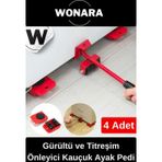 Özel Üretim ABS Plastik Tekerlekli Krikolu Ağır Beyaz Eşya ve Mobilya Kaydırma Aleti Seti