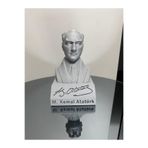 Özel Üretim ATATÜRK Büstü, MUSTAFA KEMAL ATATÜRK Biblo, Atatürk Heykel 18 CM, atmfkv3