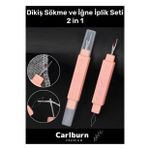 Özel Üretim Çok Fonksiyonlu Ergonomik Tasarım Pratik Hızlı Dikiş Sökme ve Iğne Iplik Seti 2 In 1
