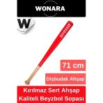 Özel Üretim Dayanıklı Kırılmaz Ahşap 71 Cm Mükemmel Kavrayışlı Kaliteli Beyzbol Sopası