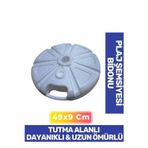 Özel Üretim Dayanıklı Malzemeden Üretilmiş Plastik 49x9 cm Plaj Kamp Balık Bahçe Şemsiyesi Bidonu