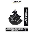 Özel Üretim Dekoratif İthal Parlak Şelale Seramik Geri Akış Tütsülük & Oda Kokusu Biblo 10*10 Cm