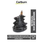 Özel Üretim Dekoratif İthal Parlak Şelale Seramik Geri Akış Tütsülük & Oda Kokusu Biblo 11*12 Cm